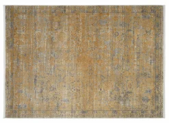 OCI Moderner Webteppich goldfarben