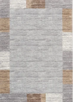 OCI Moderner Webteppich grau