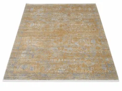 OCI Moderner Webteppich goldfarben