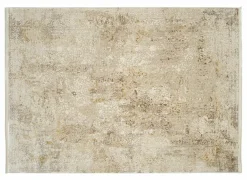 OCI Moderner Webteppich goldfarben