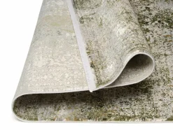 OCI Moderner Webteppich grün