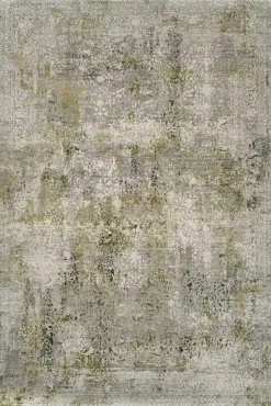 OCI Moderner Webteppich grün