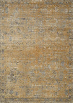 OCI Moderner Webteppich goldfarben