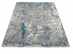 OCI Moderner Webteppich grau