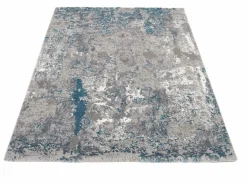 OCI Moderner Webteppich grau