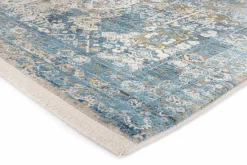 OCI Moderner Webteppich graublau