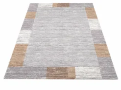 OCI Moderner Webteppich grau