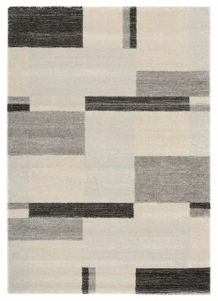 OCI Moderner Webteppich grau