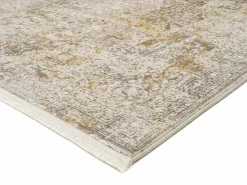 OCI Moderner Webteppich goldfarben