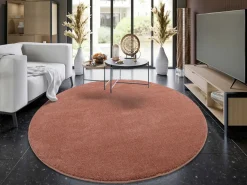 OCI Moderner Webteppich rot