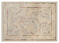 OCI Webteppich klassisch braunweiß