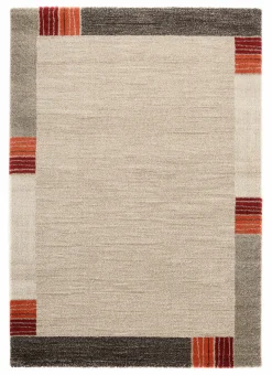 OCI Webteppich Modern braunweiß