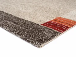 OCI Webteppich Modern braunweiß