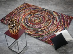 OCI Webteppich modern Hochflor mehrfarbig