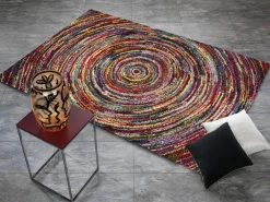 OCI Webteppich modern Hochflor mehrfarbig