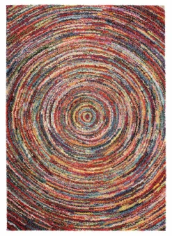 OCI Webteppich modern Hochflor mehrfarbig