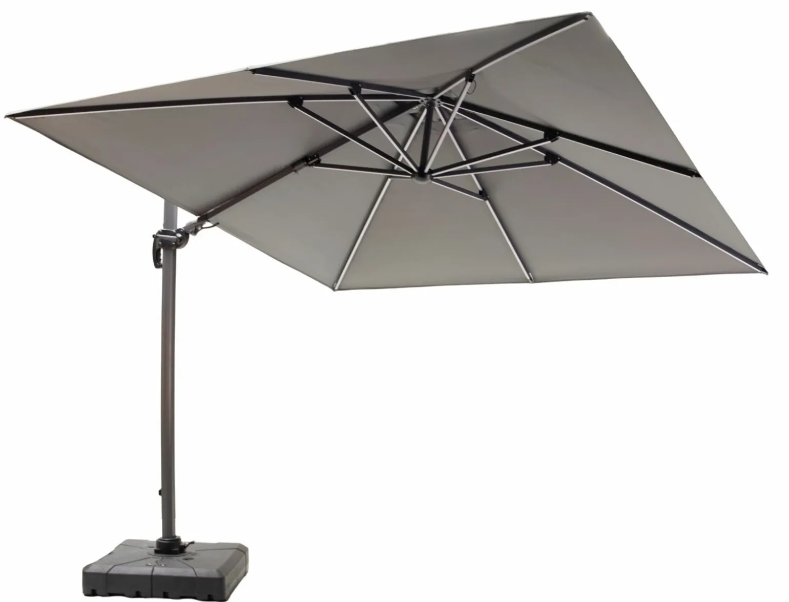 OUTDOOR Ampelschirm grau