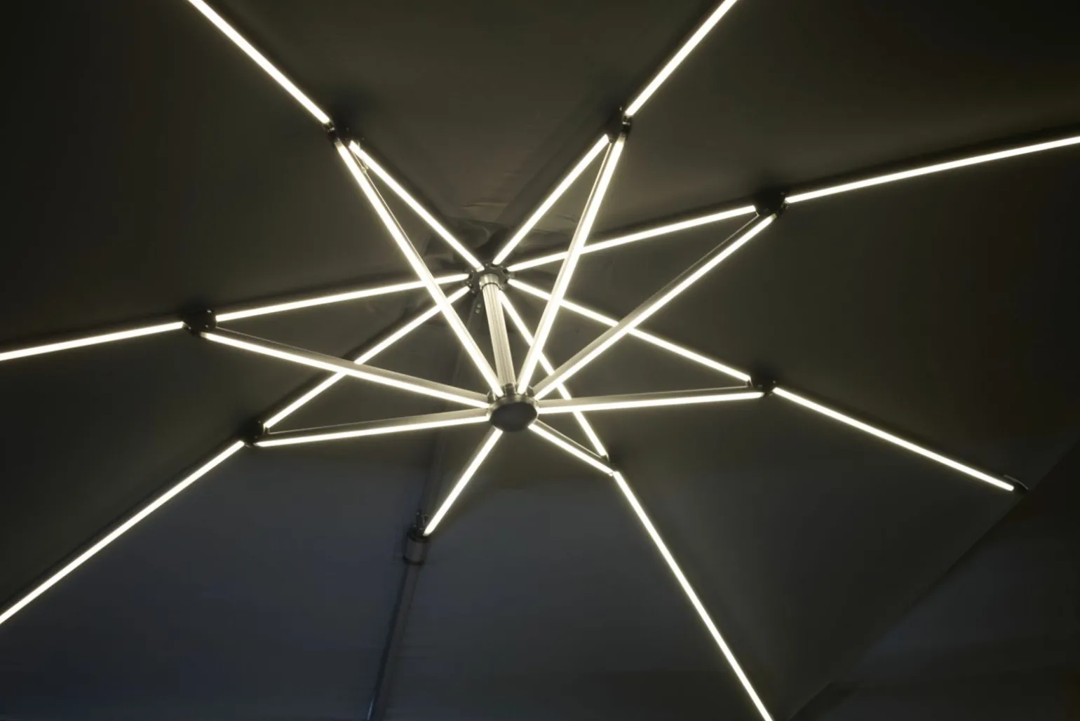 OUTDOOR Ampelschirm grau