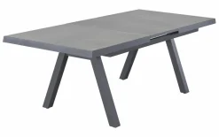 OUTDOOR Ausziehtisch grau