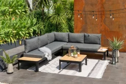 OUTDOOR Couchtisch braun