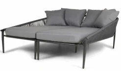 OUTDOOR Daybed Garten 2-teilig grau