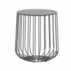 OUTDOOR Garten Beistelltisch grau