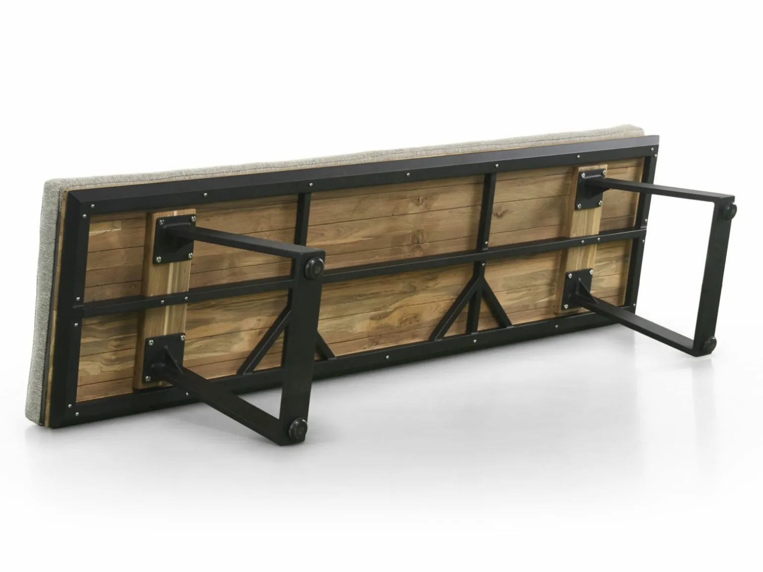 OUTDOOR Gartenbank braunschwarz