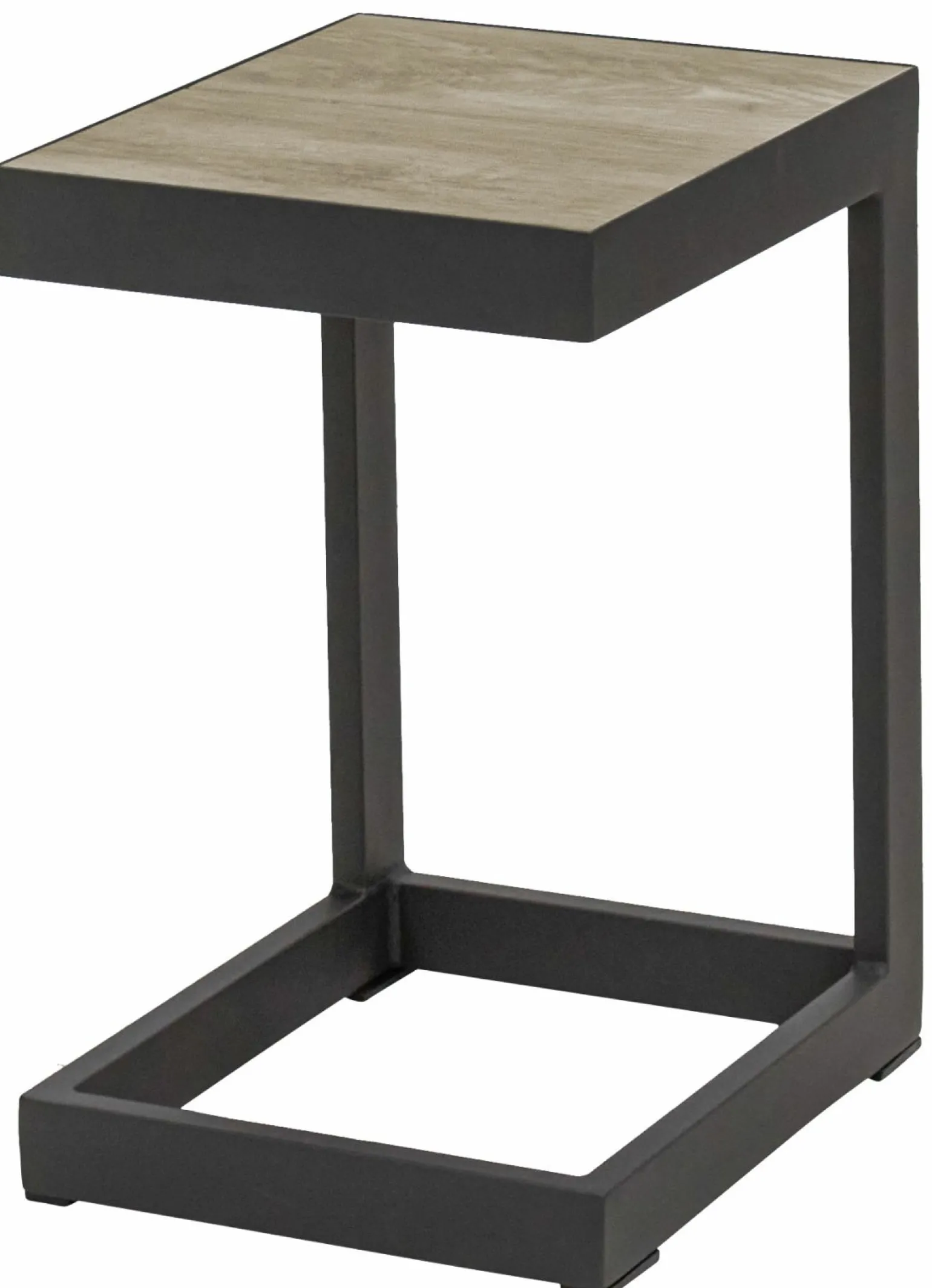 OUTDOOR Garten-Beistelltisch grau