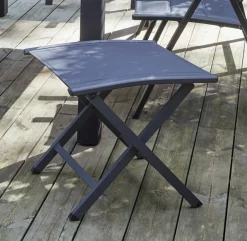 OUTDOOR Gartenhocker Alu