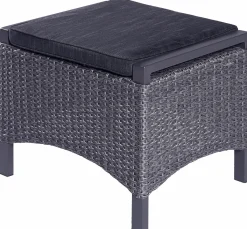 OUTDOOR Gartenhocker grau