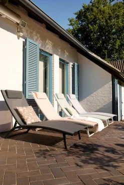 OUTDOOR Gartenliege grünweiß