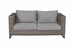 OUTDOOR Gartenlounge 2- Sitzer braungrau