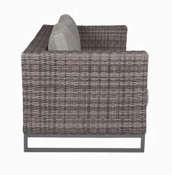 OUTDOOR Gartenlounge 2- Sitzer braungrau