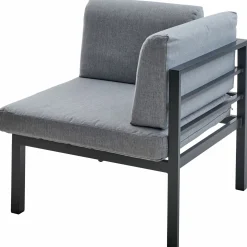 OUTDOOR Gartenlounge Eckelement grau