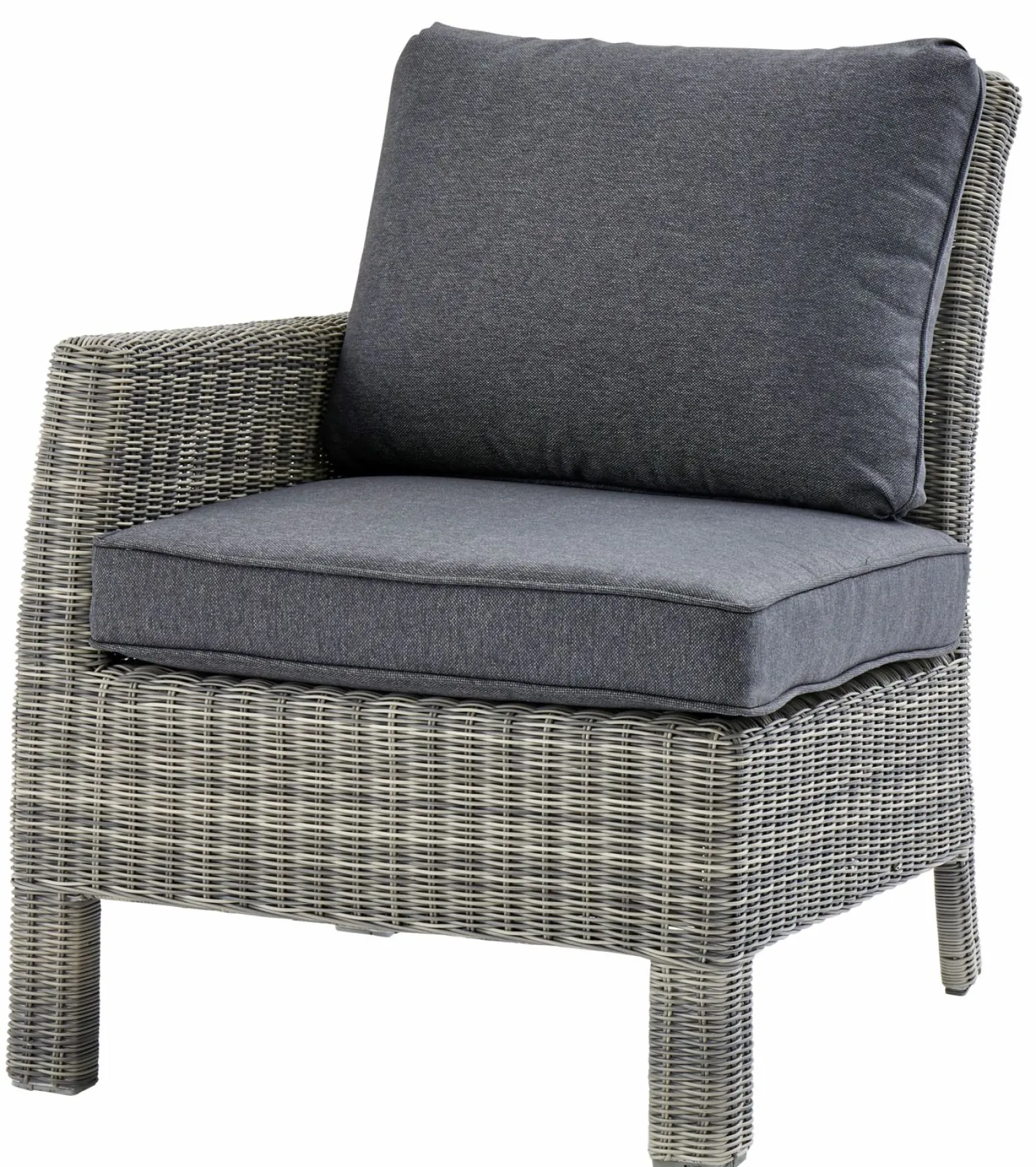 OUTDOOR Gartenlounge Element rechts grau