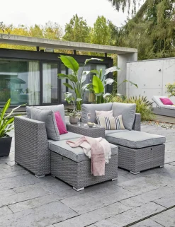 OUTDOOR Gartenlounge Mitteltisch grau
