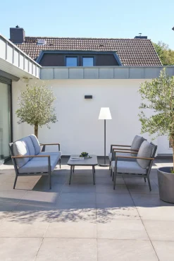 OUTDOOR Gartenlounge Set 4-teilig grau