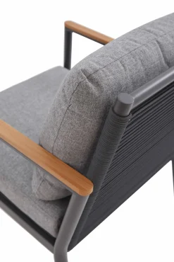 OUTDOOR Gartenlounge Set 4-teilig grau