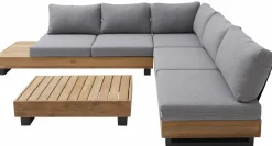 OUTDOOR Gartenlounge Set Teak massiv braun