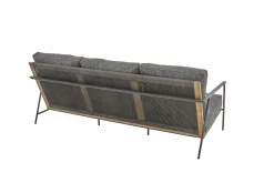 OUTDOOR Gartenlounge 4-tlg. schwarzgraubraun