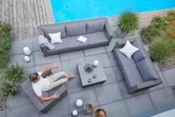 OUTDOOR Garten-Loungesessel braungrau