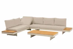 OUTDOOR Gartenlounge-Set 4 tlg. braungrau