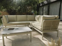 OUTDOOR Gartenlounge-Set beige