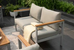 OUTDOOR Gartenmöbel Loungeset braun