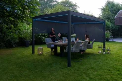 OUTDOOR Gartenpergola 3x3m Anthrazit grau