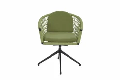 OUTDOOR Gartensessel drehbar Rope grau