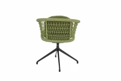 OUTDOOR Gartensessel drehbar Rope grau