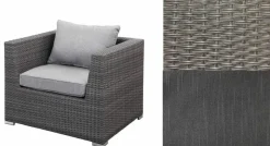 OUTDOOR Gartensessel Einzelelement grau