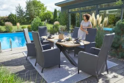 OUTDOOR Gartensessel Rückenverstellung