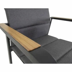 OUTDOOR Gartensessel stapelbar grau